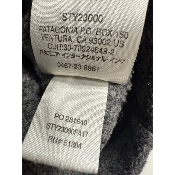 Patagonia Mens Synchilla Marsupial Jacket 1/2 Zip Fleece Pullover Sz Small Gray - Picture 8 of 10